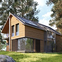 Maison bioclimatique